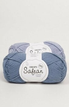 Fios para tricotar Drops Safran 18 Off White - 2