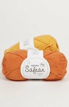 Fios para tricotar Drops Safran 11 Strong Yellow - 2