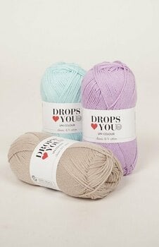 Knitting Yarn Drops Loves You 7 12 Lilac - 2