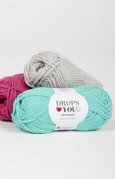 Fil à tricoter Drops Loves You 8 4 Dark Grey Fil à tricoter - 2