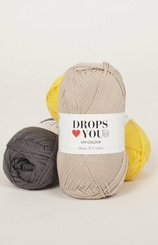 Knitting Yarn Drops Loves You 7 4 Dark Grey - 2