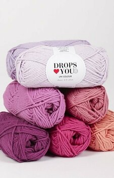 Fil à tricoter Drops Loves You 8 17 Light Lilac Fil à tricoter - 2