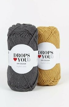 Плетива прежда Drops Loves You 9 104 Dark Grey - 2
