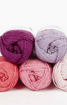 Fios para tricotar Drops Loves You 9 109 Pink - 2