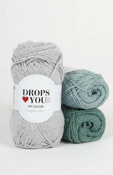 Fios para tricotar Drops Loves You 9 118 Frosty Green - 2