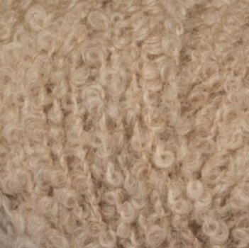 Fios para tricotar Drops Alpaca Bouclé 2020 Light Beige - 4