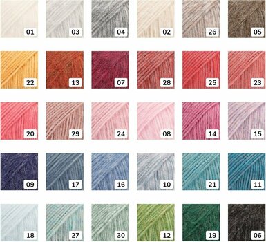 Fios para tricotar Drops Air Fios para tricotar 18 Light Grey Green - 7