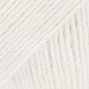 Fil à tricoter Drops Alpaca 101 White - 5
