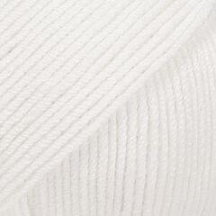 Knitting Yarn Drops Baby Merino Uni Colour 01 White Knitting Yarn - 4