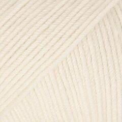 Stickgarn Drops Baby Merino Uni Colour 02 Off White Stickgarn - 4
