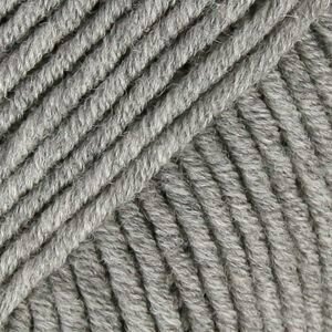 Fios para tricotar Drops Big Merino 02 Grey - 4