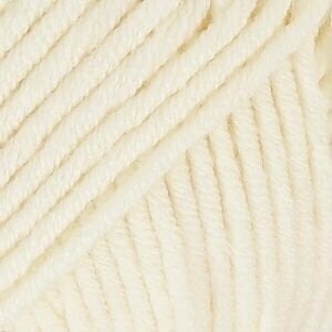 Fios para tricotar Drops Big Merino 01 Off White - 5