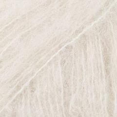 Stickgarn Drops Brushed Alpaca Silk Uni Colour 01 Off White Stickgarn - 4