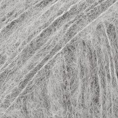 Stickgarn Drops Brushed Alpaca Silk Uni Colour 02 Light Grey Stickgarn - 4