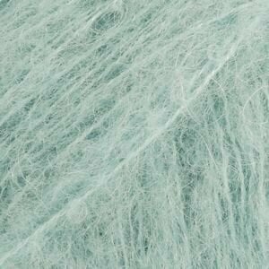 Pletacia priadza Drops Brushed Alpaca Silk 15 Light Sea Green - 5
