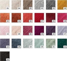 Przędza dziewiarska Drops Brushed Alpaca Silk Uni Colour 17 Light Lavender Przędza dziewiarska - 4