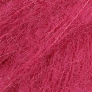 Fios para tricotar Drops Brushed Alpaca Silk 18 Cerise - 5