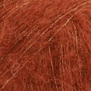 Плетива прежда Drops Brushed Alpaca Silk 24 Rust - 4