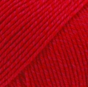 Fil à tricoter Drops Cotton Merino 06 Red - 5