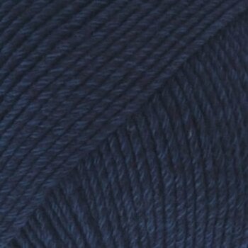 Fios para tricotar Drops Cotton Merino 08 Navy - 4