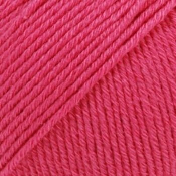 Fil à tricoter Drops Cotton Merino Uni Colour 14 Cerise Fil à tricoter - 5