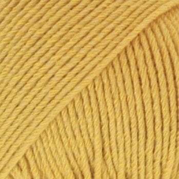 Knitting Yarn Drops Cotton Merino 15 Mustard - 5