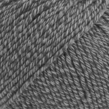 Fil à tricoter Drops Cotton Merino 19 Grey - 4