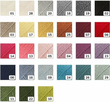 Filati per maglieria Drops Cotton Merino 19 Grey - 5