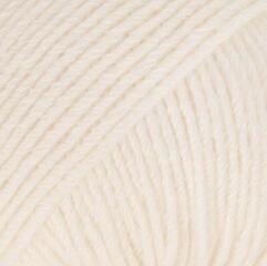 Strickgarn Drops Cotton Merino Uni Colour 28 Powder Strickgarn - 4