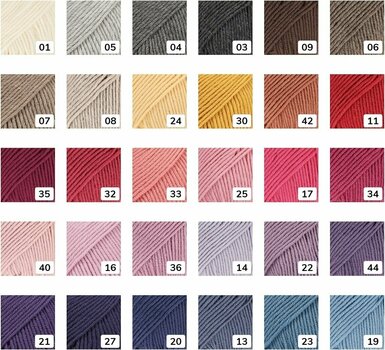 Fios para tricotar Drops Merino Extra Fine 04 Medium Grey - 5