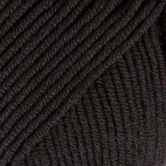 Fil à tricoter Drops Merino Extra Fine Uni Colour 02 Black Fil à tricoter - 3