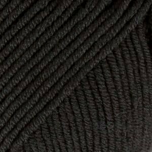 Fire de tricotat Drops Merino Extra Fine 02 Black - 4