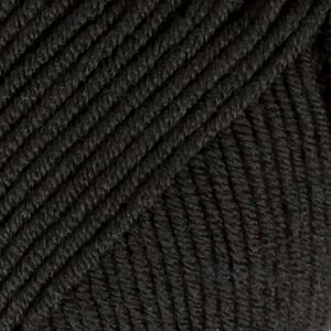 Hilo de tejer Drops Merino Extra Fine 02 Black Hilo de tejer - 4