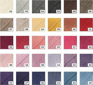 Fios para tricotar Drops Merino Extra Fine 29 Turquoise - 6