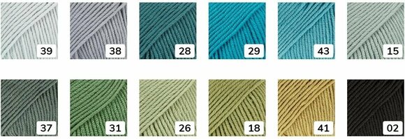 Knitting Yarn Drops Merino Extra Fine 31 Forest Green - 7