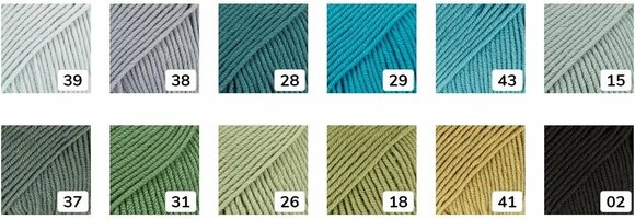 Pletací příze Drops Merino Extra Fine 43 Sea Blue - 5