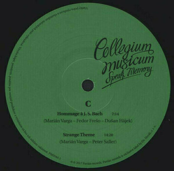 Vinyl Record Collegium Musicum - Speak, Memory (2 LP) - 6