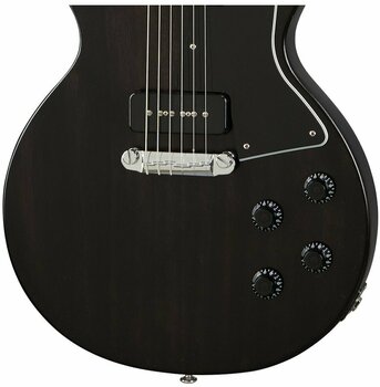 Guitarra elétrica Gibson Les Paul Special Tribute P-90 Ebony Vintage Gloss - 4