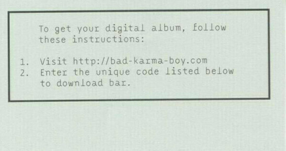 Δίσκος LP Bad Karma Boy - Údolia a kopce (LP) - 10