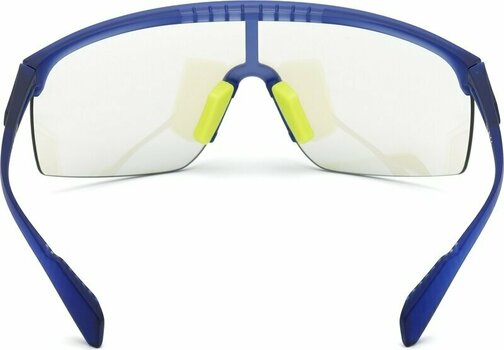 Sport Glasses Adidas SP0005 91X Transparent Frosted Eletric Blue/Grey Mirror Blue - 4
