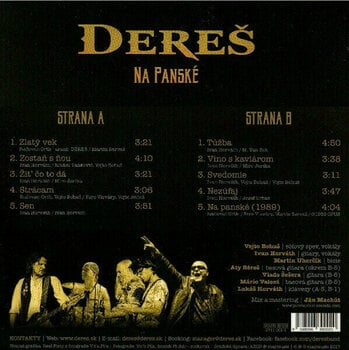Vinyl Record Dereš - Na panské (LP) - 2