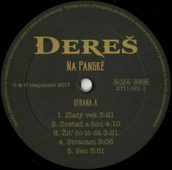 Δίσκος LP Dereš - Na panské (LP) - 3