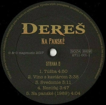 Vinyl Record Dereš - Na panské (LP) - 4