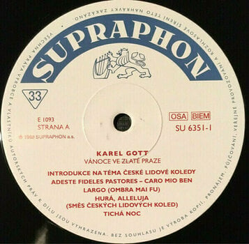 Vinylplade Karel Gott - Vánoce ve zlaté Praze (LP) (Så godt som nyt) - 7