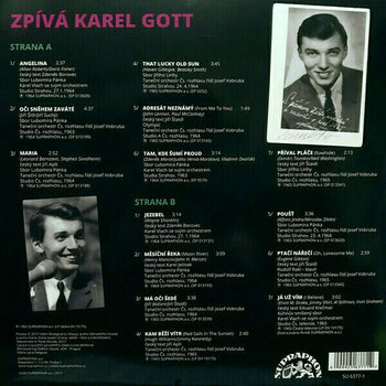 Schallplatte Karel Gott - Zpívá Karel Gott (LP) - 4