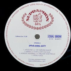 Vinyl Record Karel Gott - Zpívá Karel Gott (LP) - 1