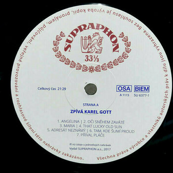 Schallplatte Karel Gott - Zpívá Karel Gott (LP) - 2