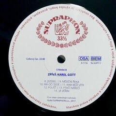 Vinyl Record Karel Gott - Zpívá Karel Gott (LP) - 2