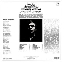 Vinüülplaat Karel Kryl - Bratříčku, zavírej vrátka (LP) - 1