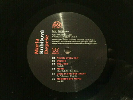 Vinyl Record Marta Kubišová - Depeše (LP) - 5